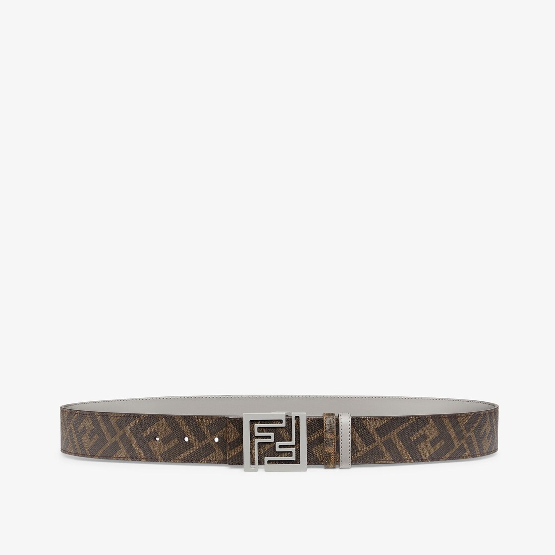 Fendi belt discount white and grey