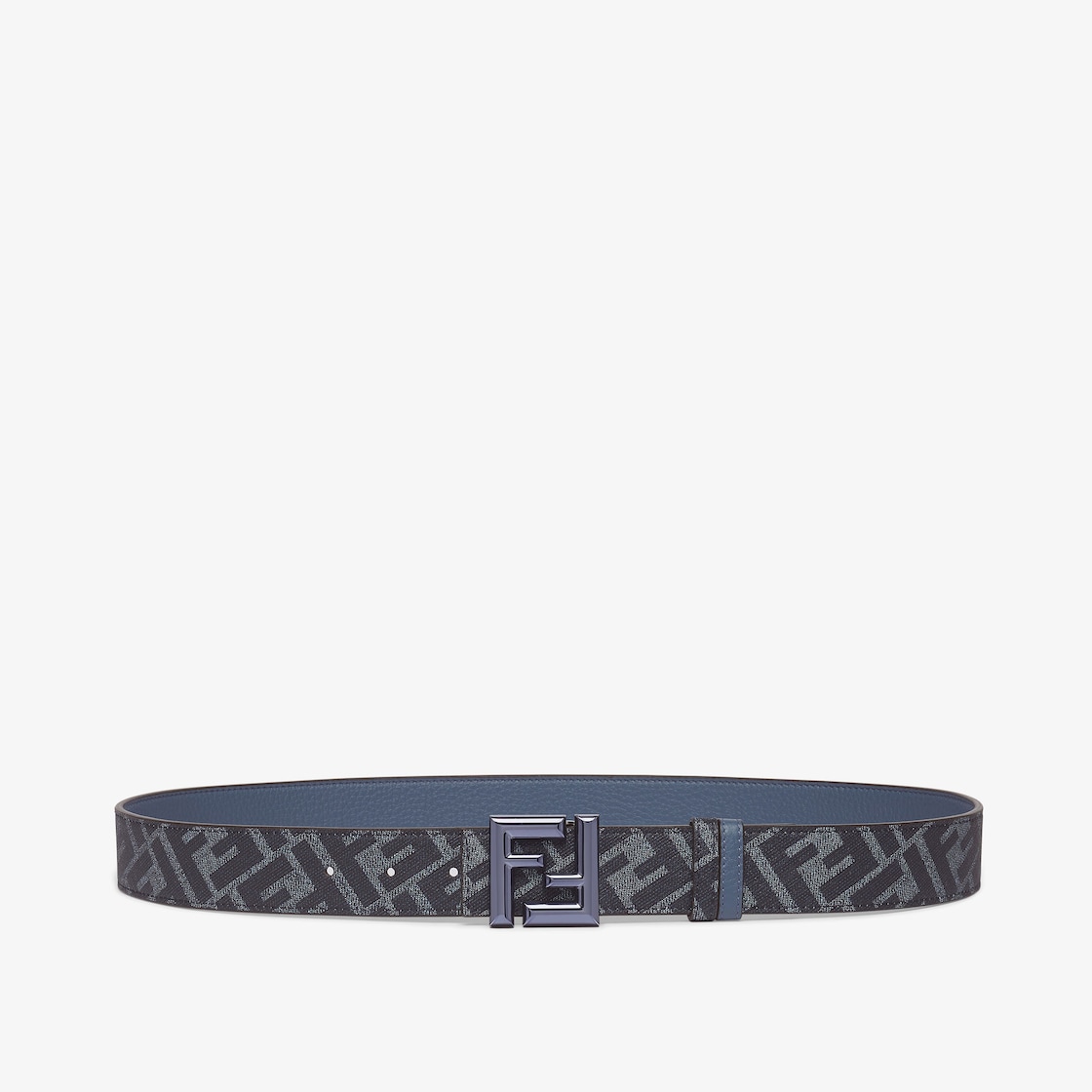 FF Rounded Belt Cuoio Romano leather Blue - Image 2/4