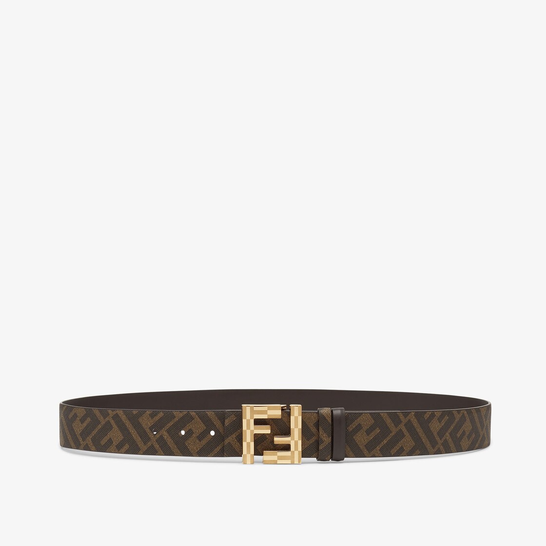 FF Squared Belt Leather Brown - Image 2/4