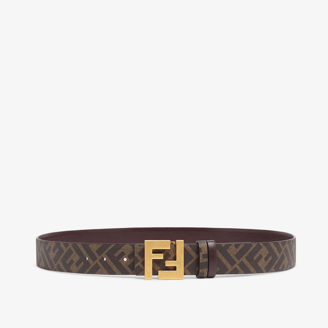 FF Squared Belt Leather Brown - Image 3/5