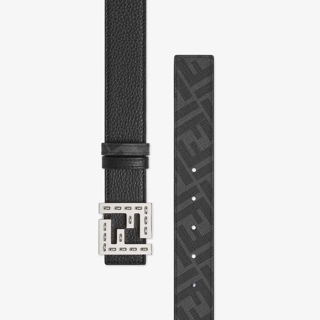 FFスクエアベルト カーフレザー ブラック | Fendi FFスクエアベルト カーフレザー ブラック | Fendi