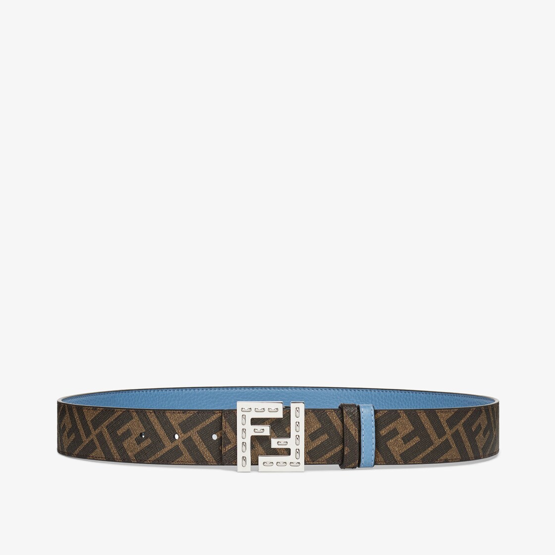 FF Squared Belt Cuoio Romano leather Light blue - Image 2/4