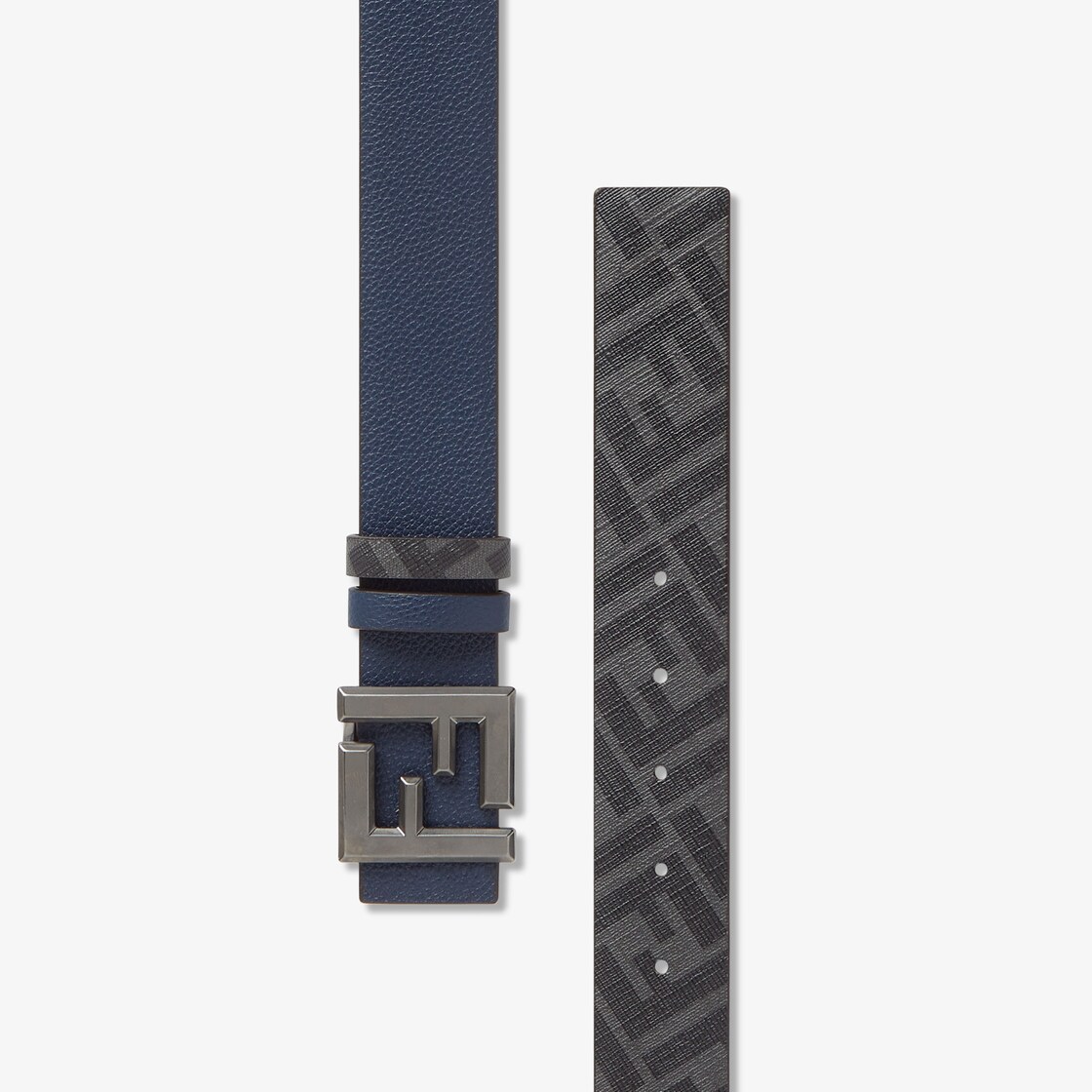 Squared FF Belt Leather Blue - Image 3/3