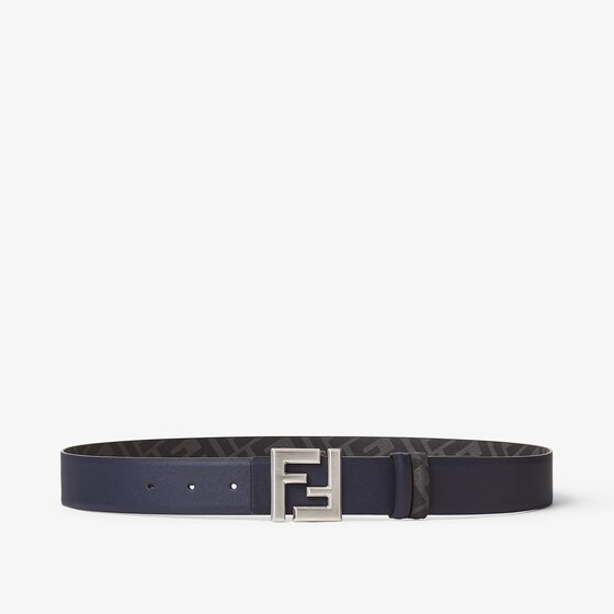 Fendi Ff Squared Belt In Blue