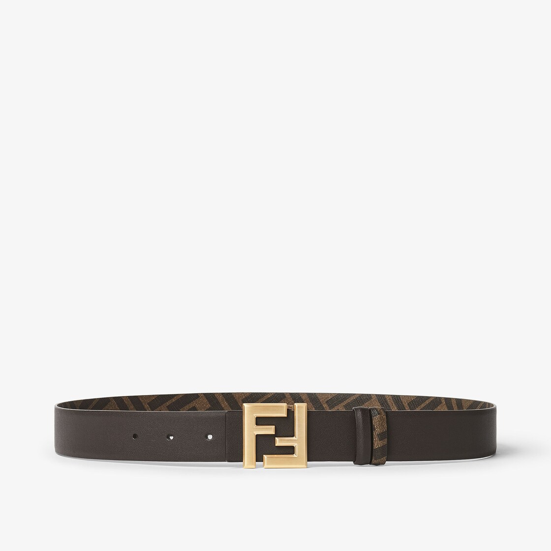 FF Squared Belt Leather Brown - Image 1/4