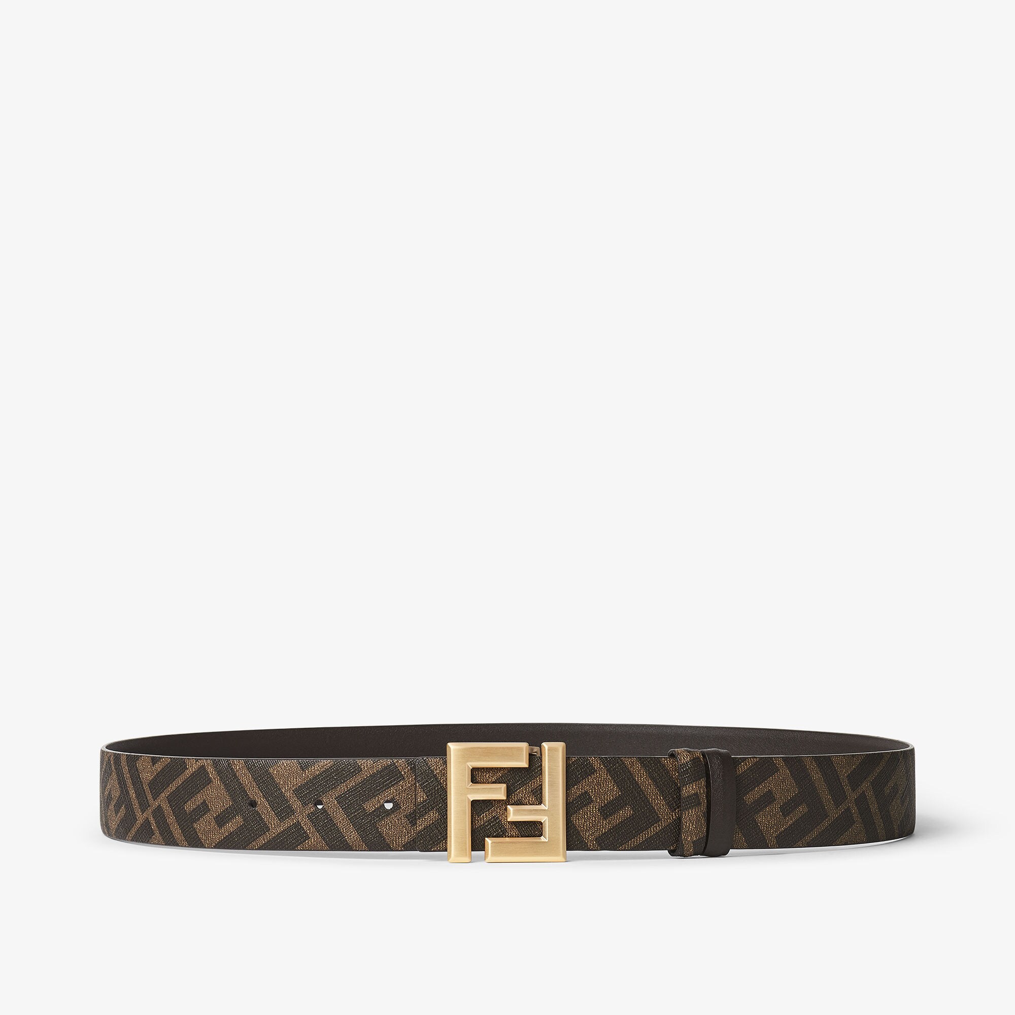 FFスクエアベルト レザー ブラウン | Fendi FFスクエアベルト レザー ブラウン | Fendi