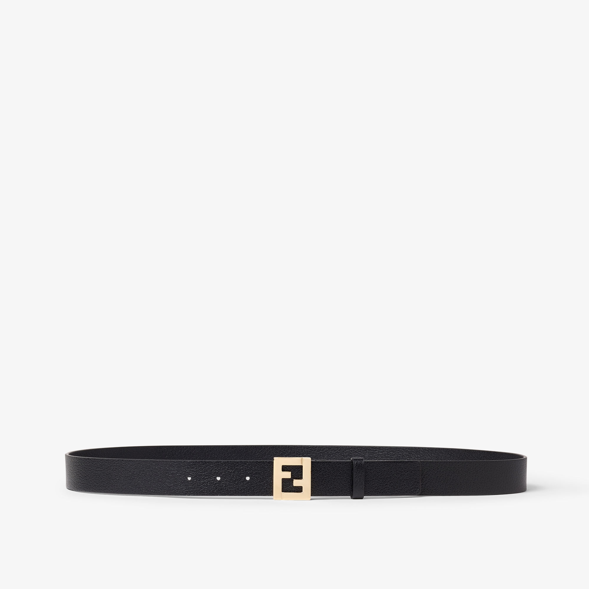 펜디 남성 FF 블랙 레더 30mm 벨트 7C0563B1E2F0QA1