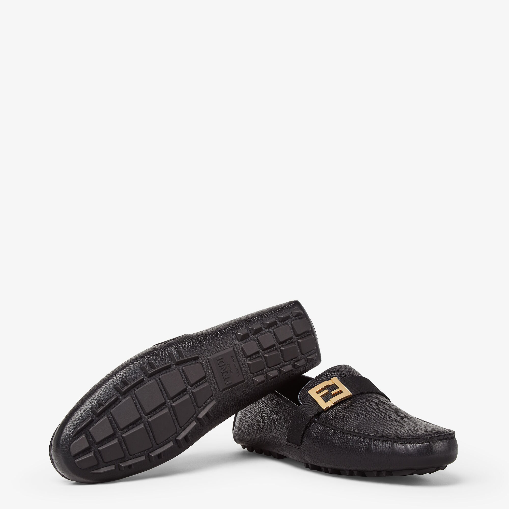 ☆関税込☆FENDI★FLAT LOAFERS Fendigraphy leather loafers 7D1550AJZFF0R7R_01