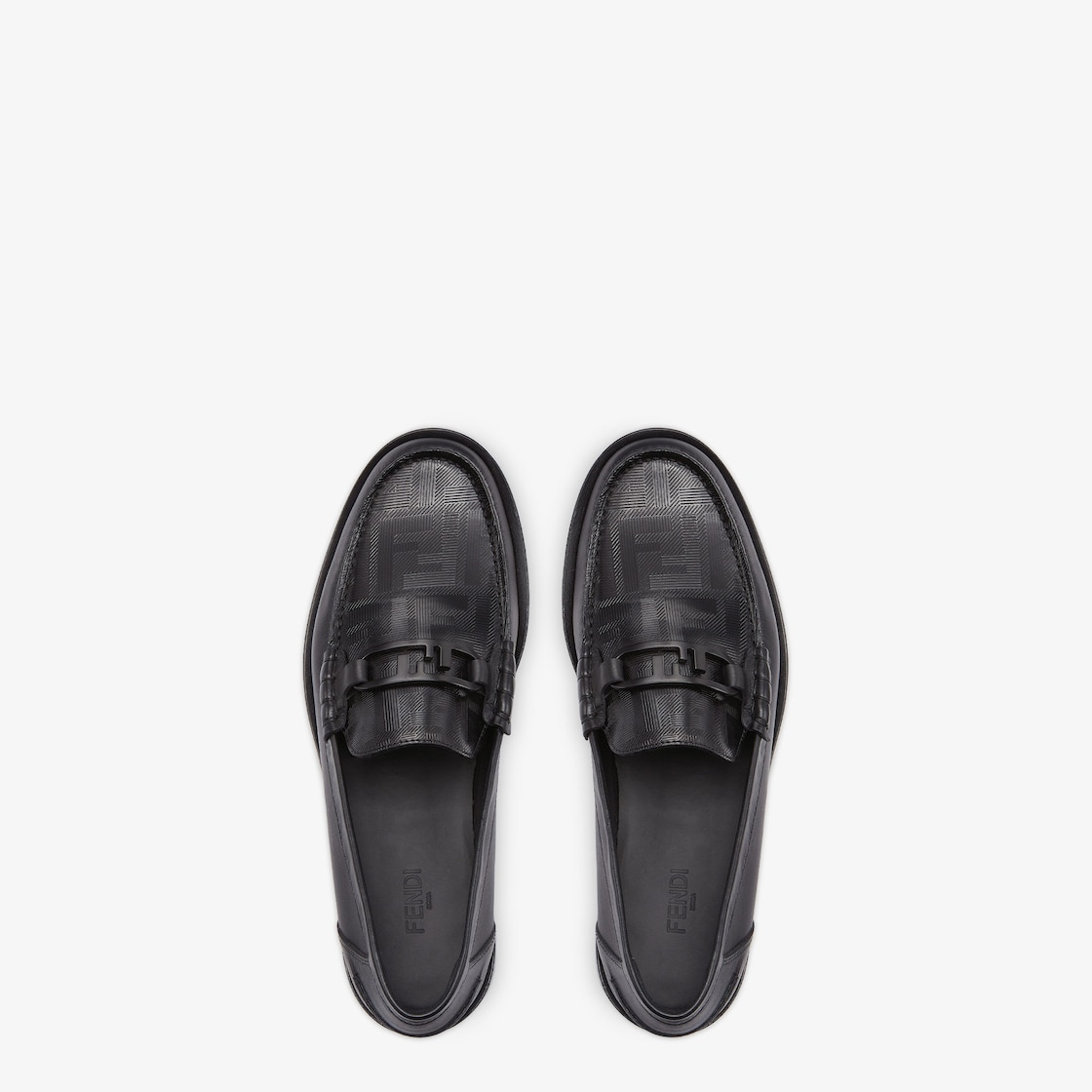 Fendi O'Lock loafers Black leather loafers Black - Image 4/6