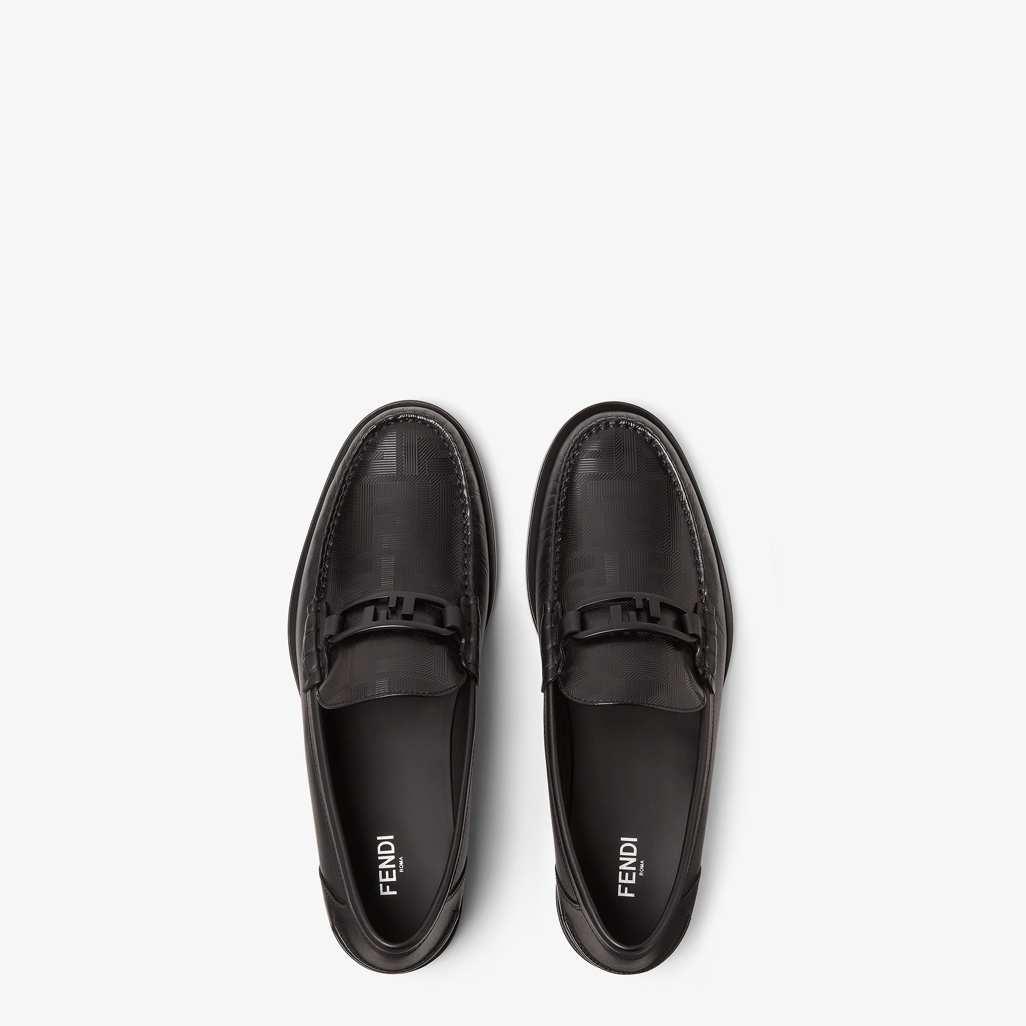 Fendi Fendi O'Lock loafers Leather Black | Fendi