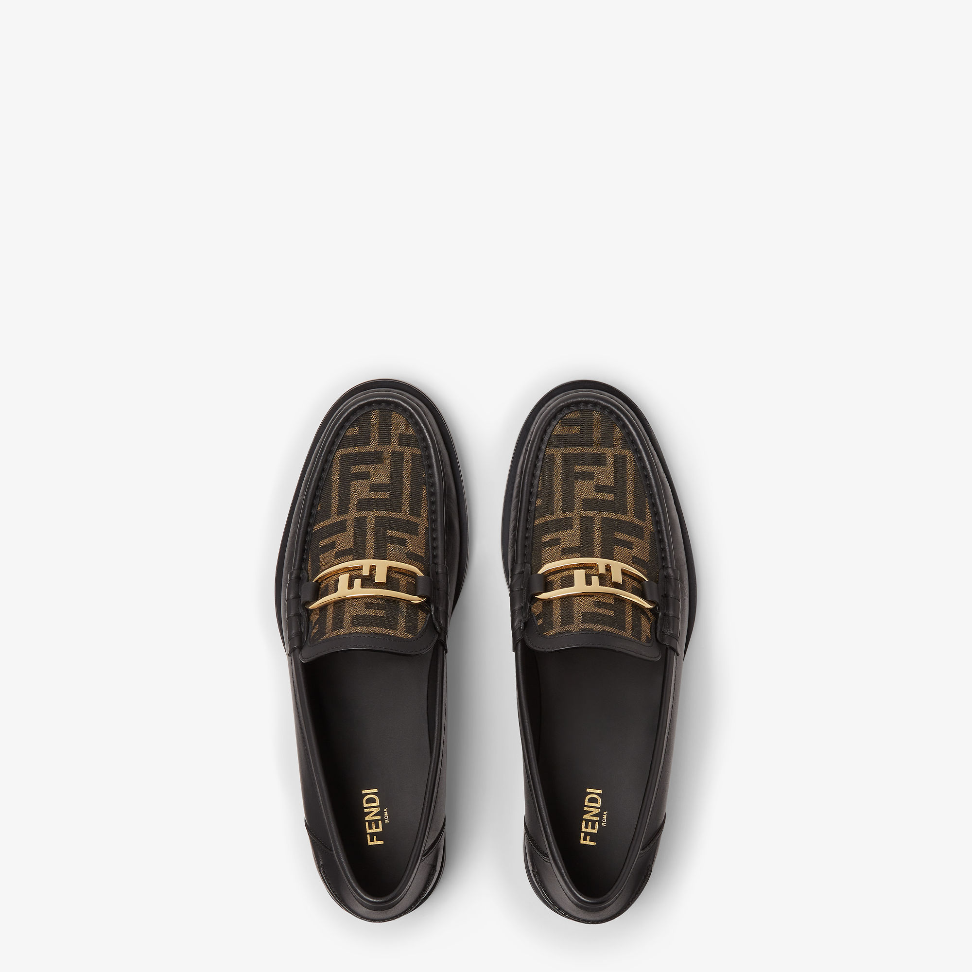 FENDI 最新作フェンディ オーロック ローファー 黒 Fendi O'Lock