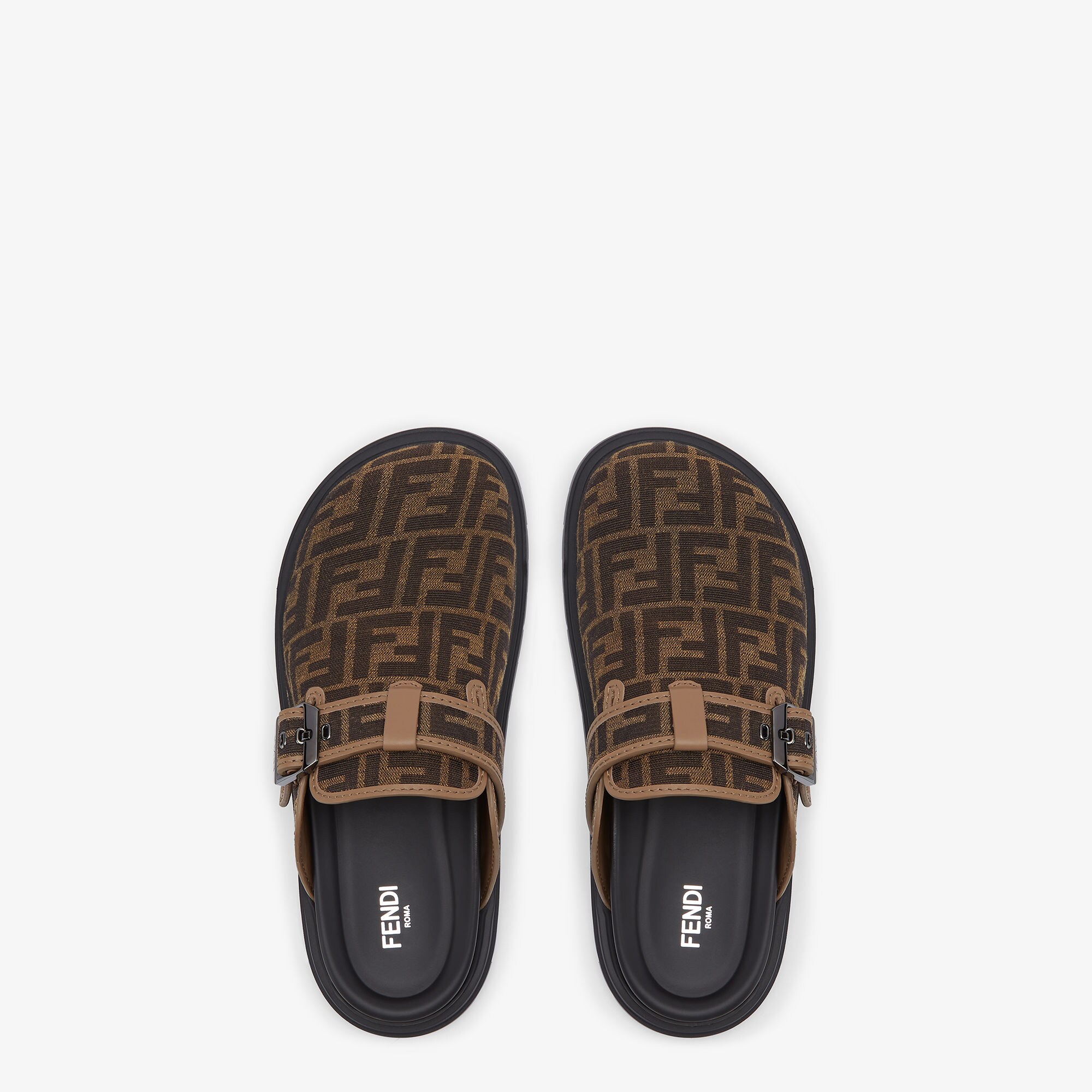 【FENDI フェンディ】メンズ ピンク サンダル 7サイズ 26㎝ フェンディ フィール サボ ファブリック ブラウン | Fendi
