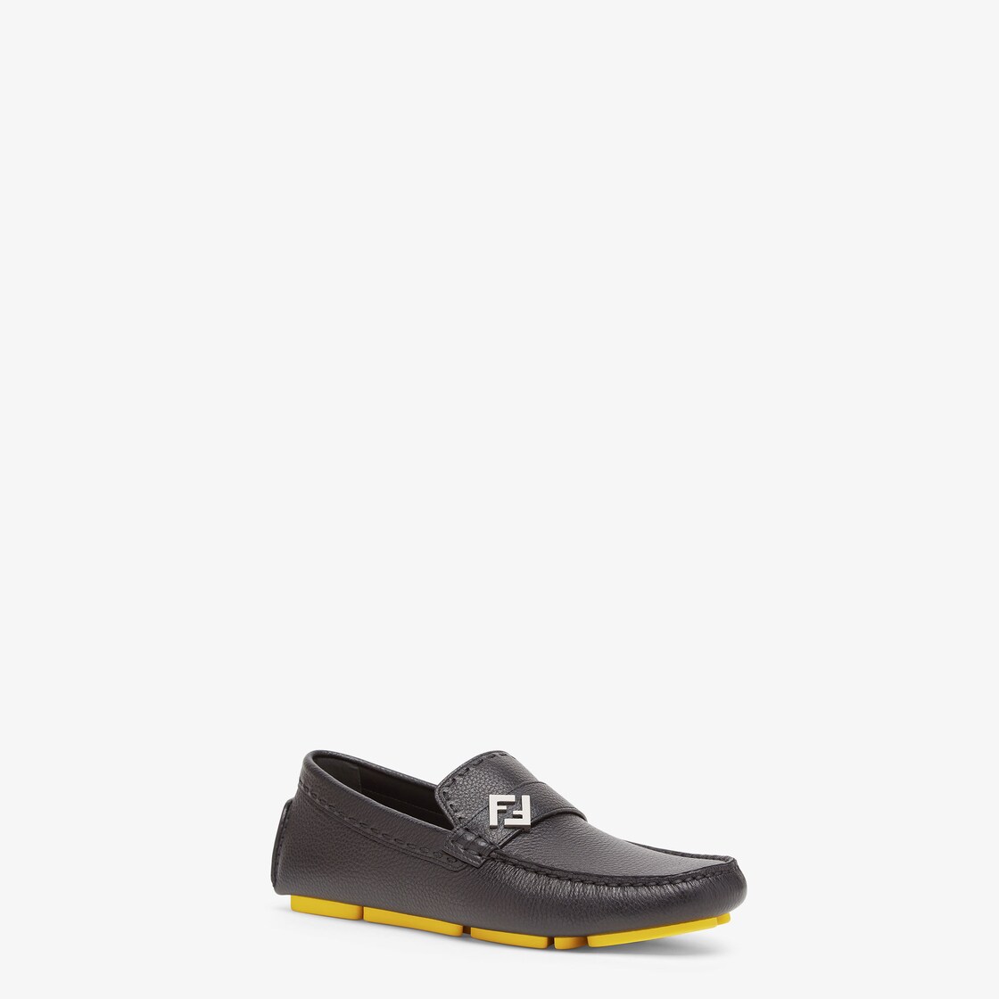 FF Squared Drivers Black leather driver loafers Black - Image 3/7