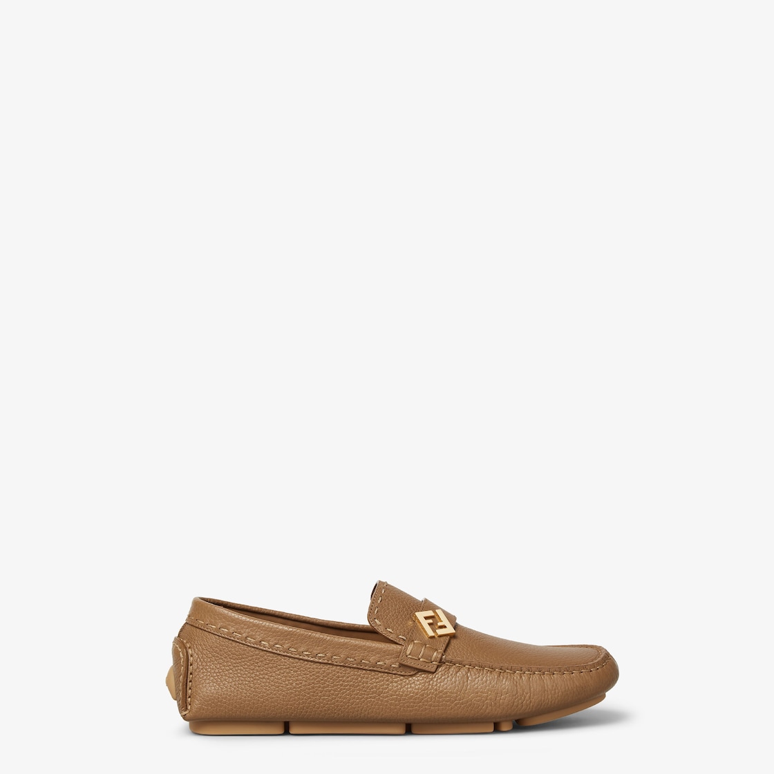 FF Squared Drivers Beige leather driving loafers Beige - Image 1/6