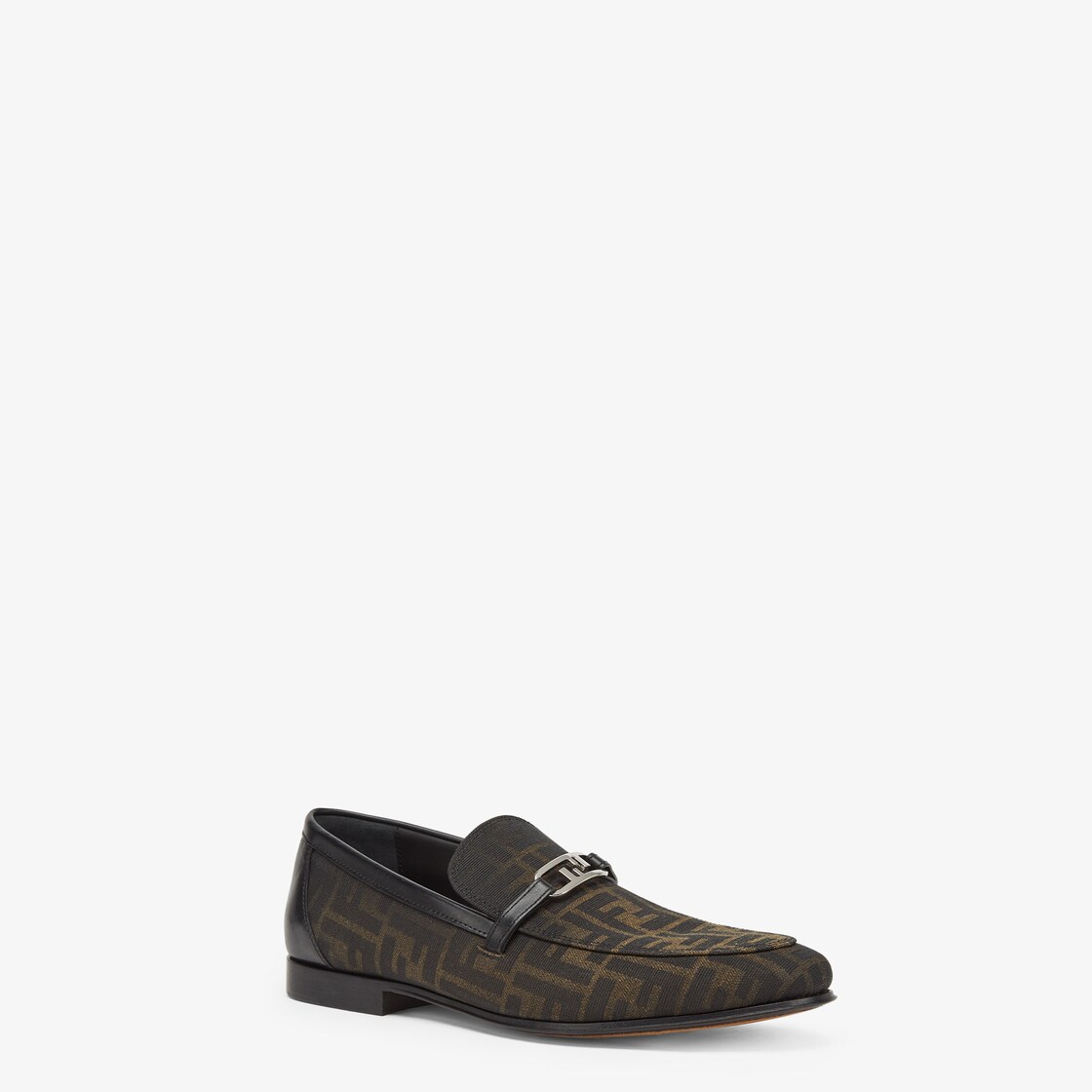 Fendi O'Lock loafers Fabric Brown - Image 2/6