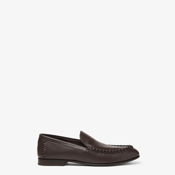 Fendi Loafers In Brown