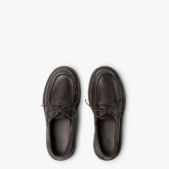 Fendi Lace-ups inspired by boat shoes, with threading along | Thumbnail 4