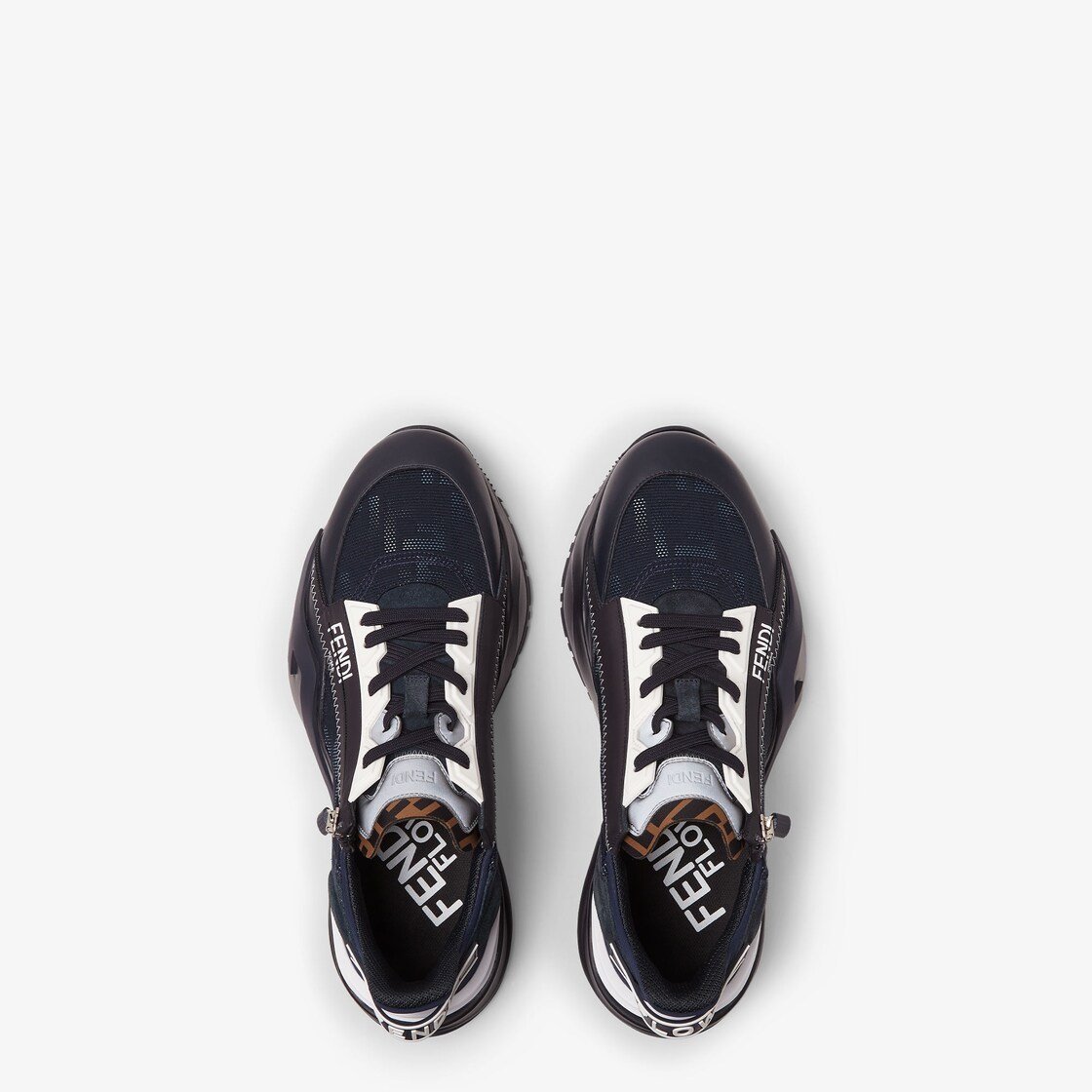 Fendi Flow - Blue fabric low-tops | Fendi