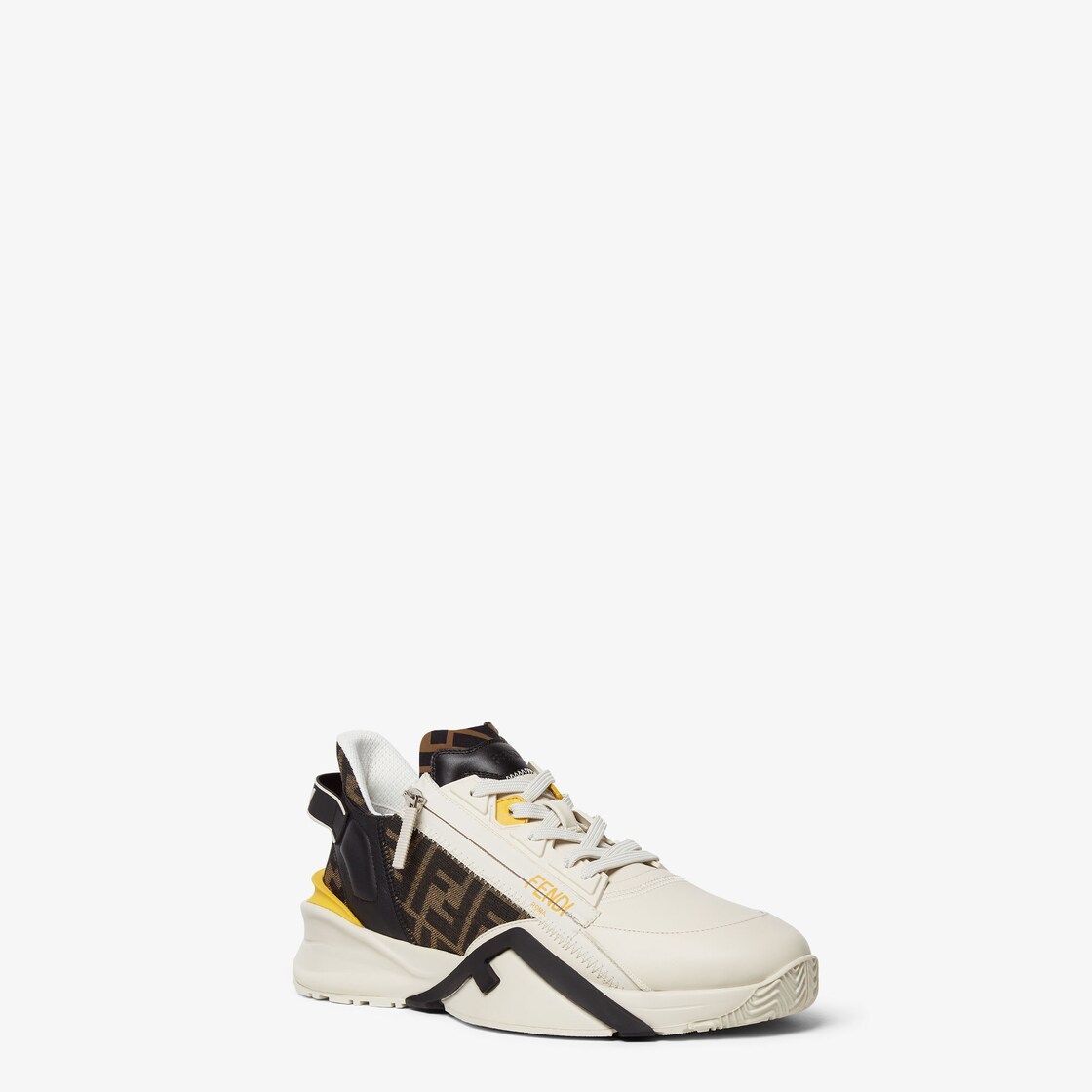 Fendi Flow Sneakers - White leather low-tops | Fendi