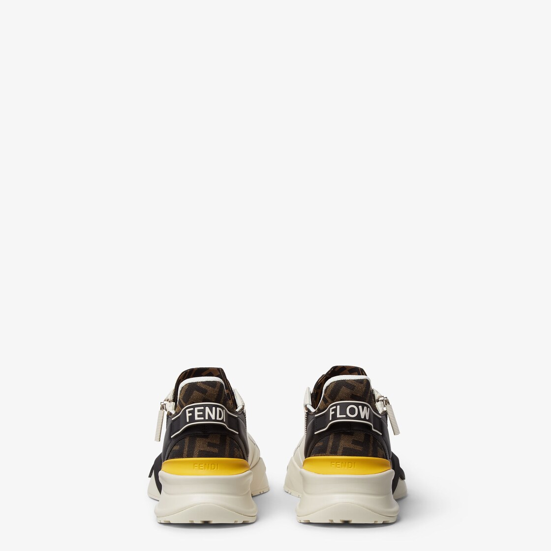 Fendi Flow Sneakers - White leather low-tops | Fendi