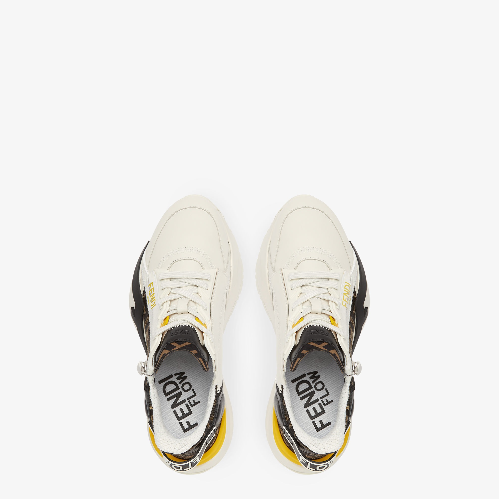 FENDI FLOW フェンディ　スニーカー ホワイト/イエロー 37 楽天市場】FENDI フェンディ Flow Dad Sneaker スニーカー ローカット