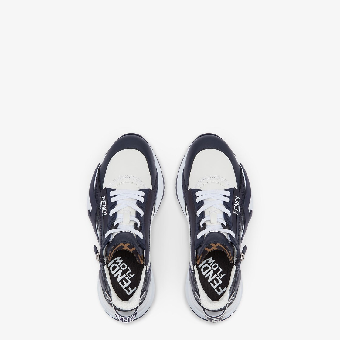 Fendi runner monochrome sneakers online