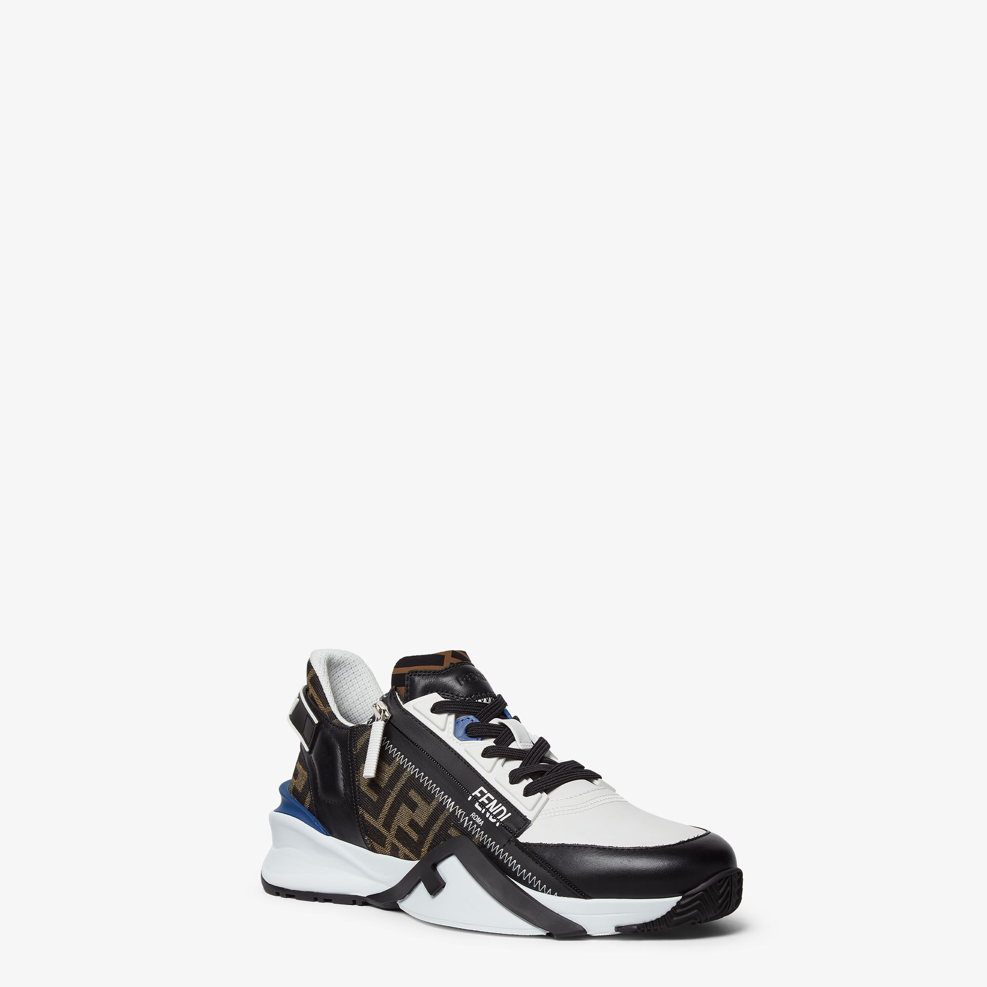 Fendi Flow Sneakers Leather Black | Fendi