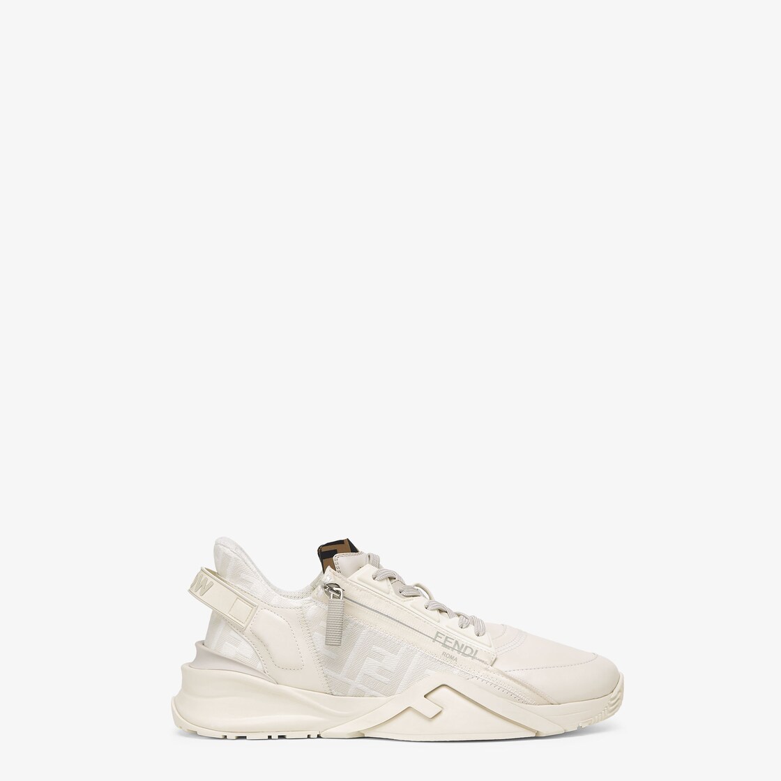 Fendi Flow Sneakers Leather White Fendi