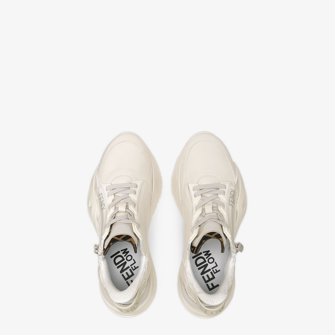 Fendi Flow Sneakers White leather low-tops White - Image 5/7