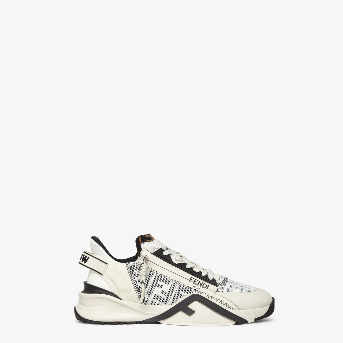 Fendi Flow Sneakers White FF Lycra® running shoe White - Image 1/7