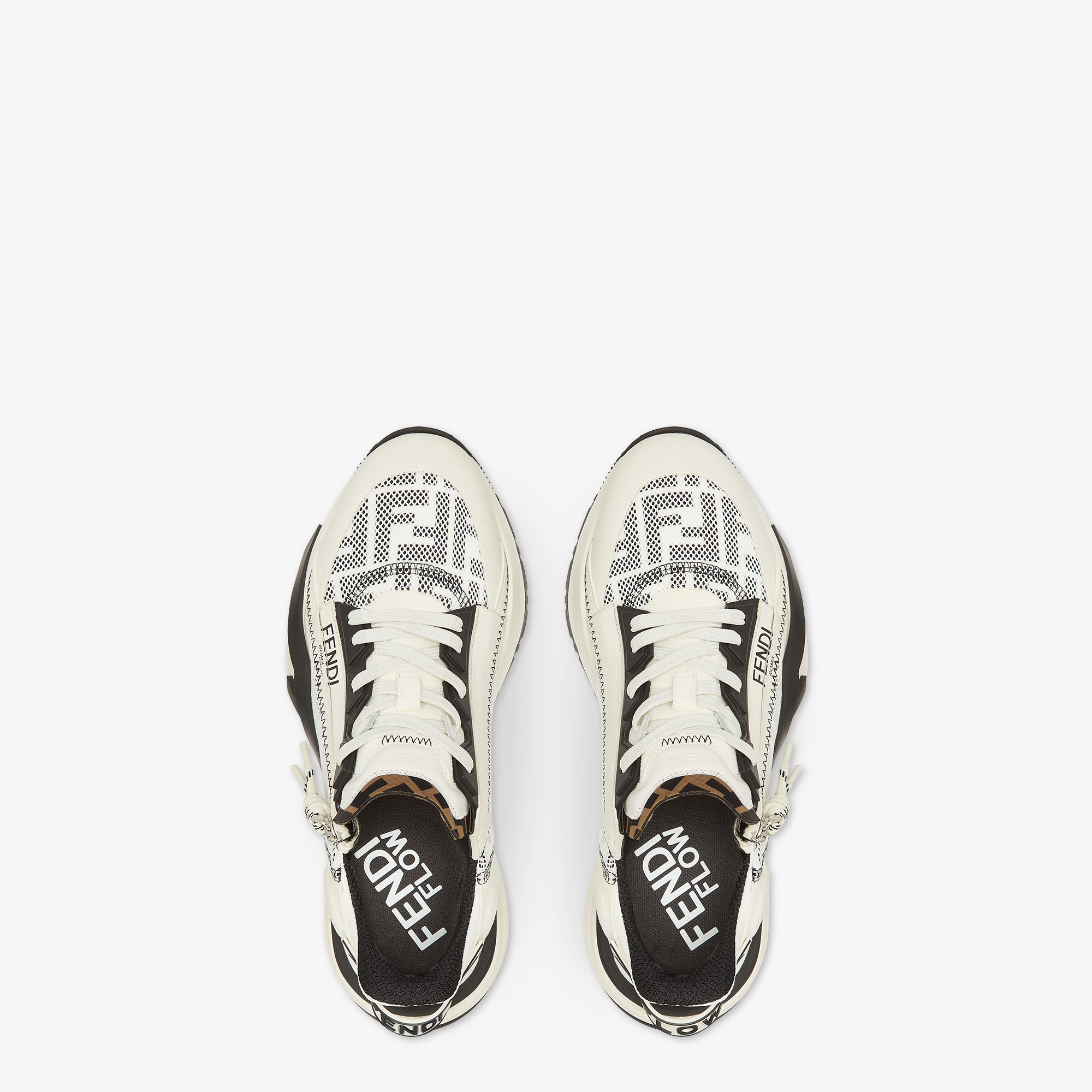【FENDI】FLOW◆7E1392AQ69 Fendi Flow Sneakers Leather Black | Fendi