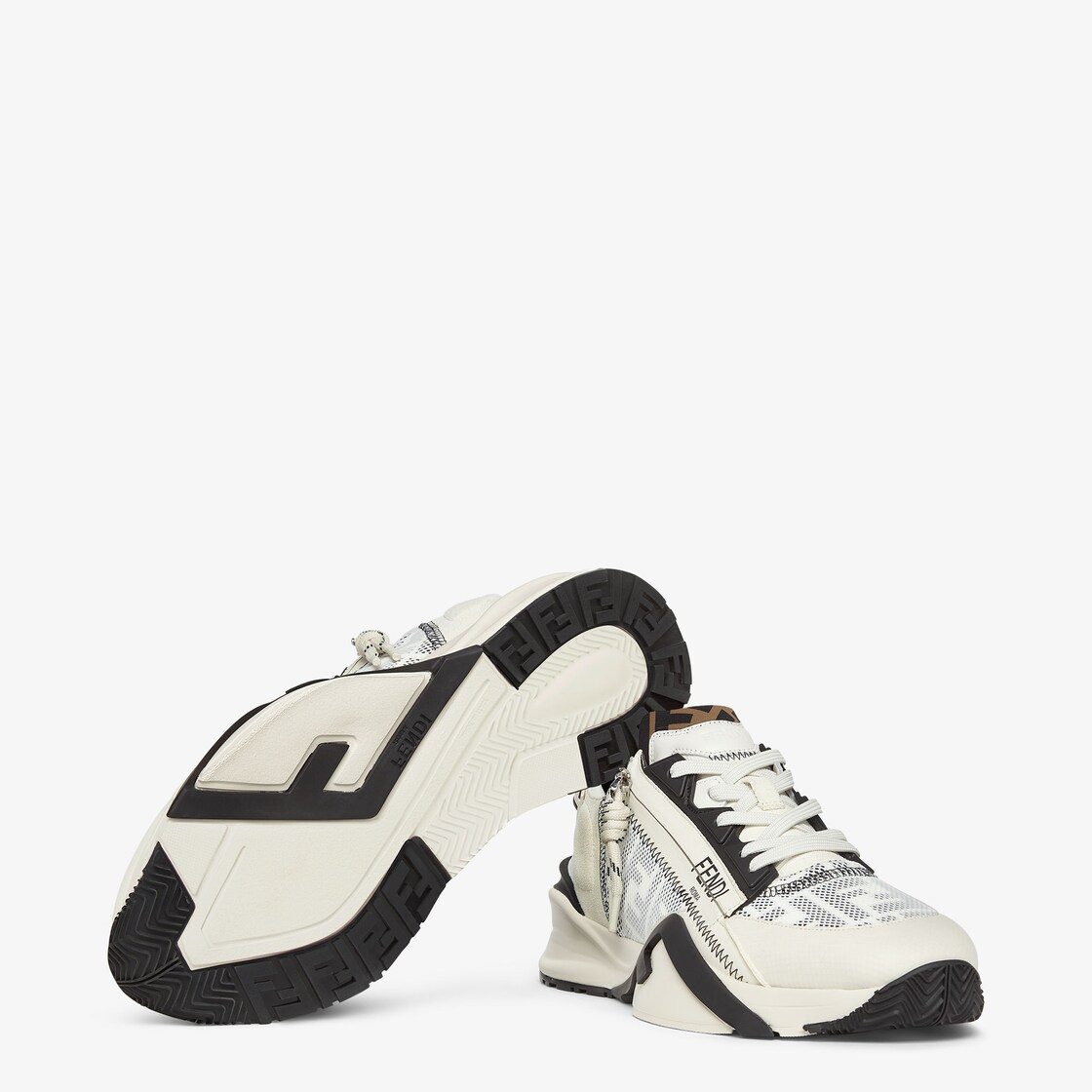 Fendi Flow Sneakers White FF Lycra® running shoe White - Image 6/7