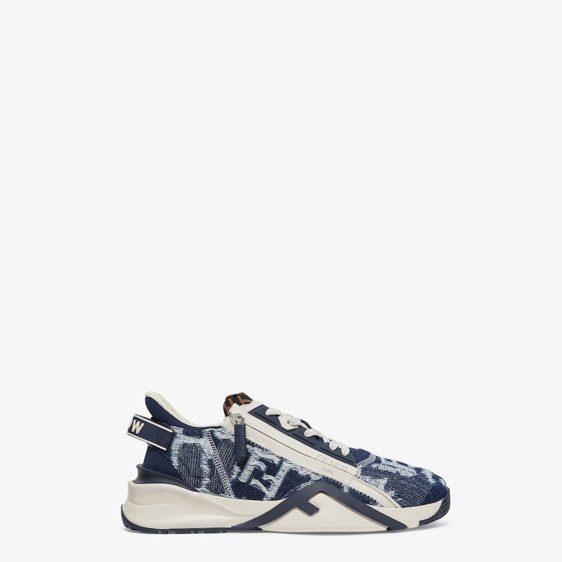 Fendi Flow Sneakers Blue denim running sneakers Fendi