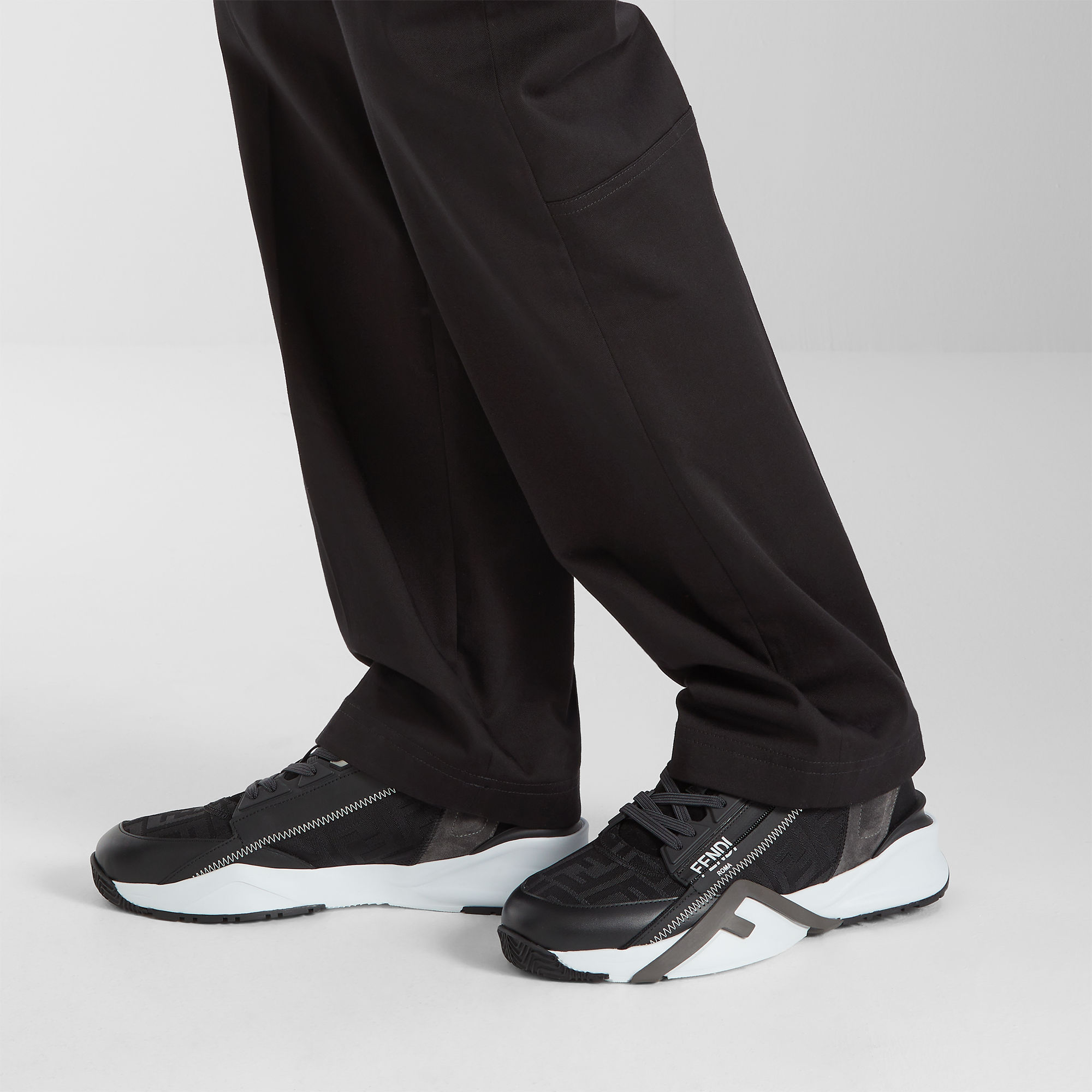 フェンディ フロー スニーカー ファブリック ブラック | Fendi