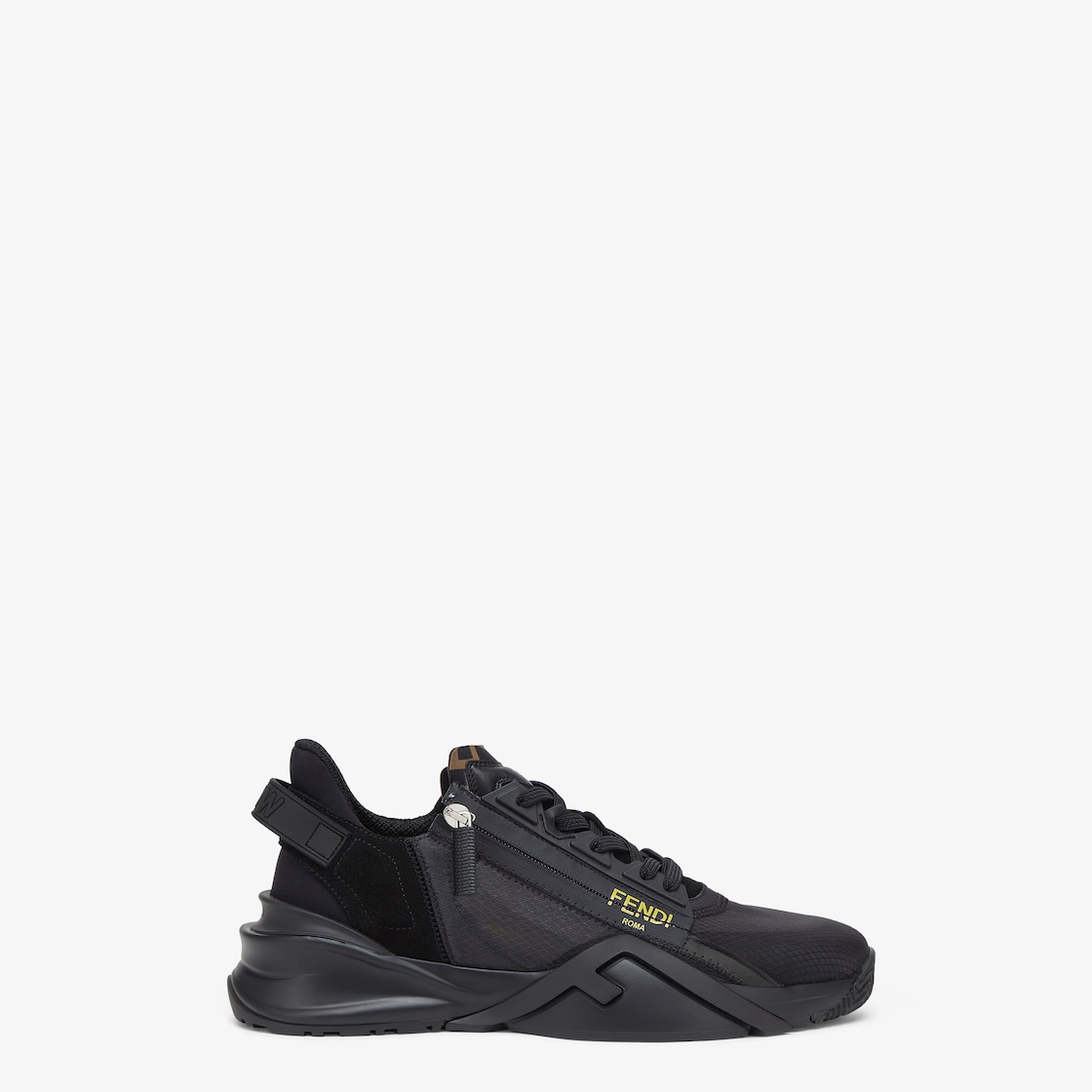 Fendi Flow - Black nylon low tops | Fendi