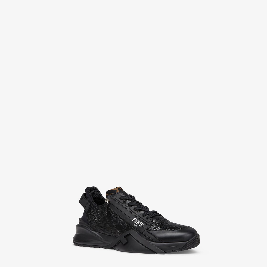 Fendi Flow Sneakers Precious skin Black Fendi