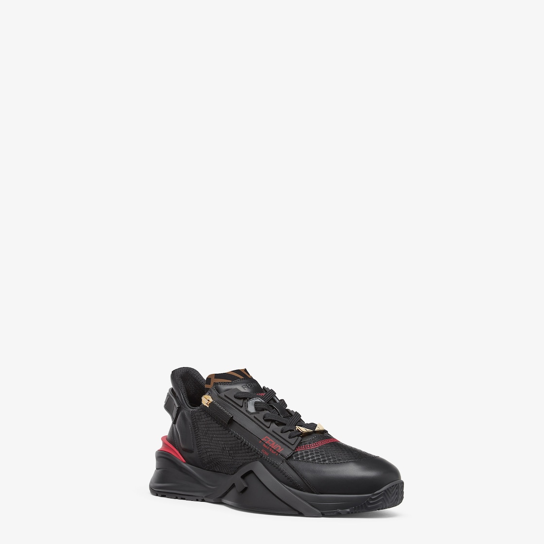 Fendi Eyes Flow Sneakers Precious Skin Black - Image 2/5