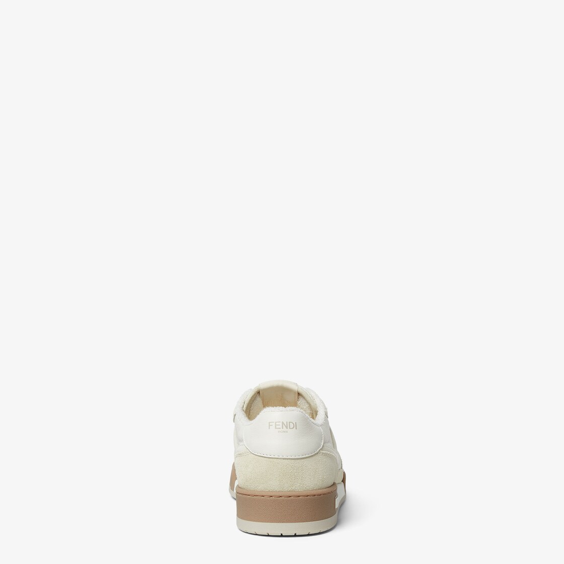 Fendi Match - White suede low tops | Fendi