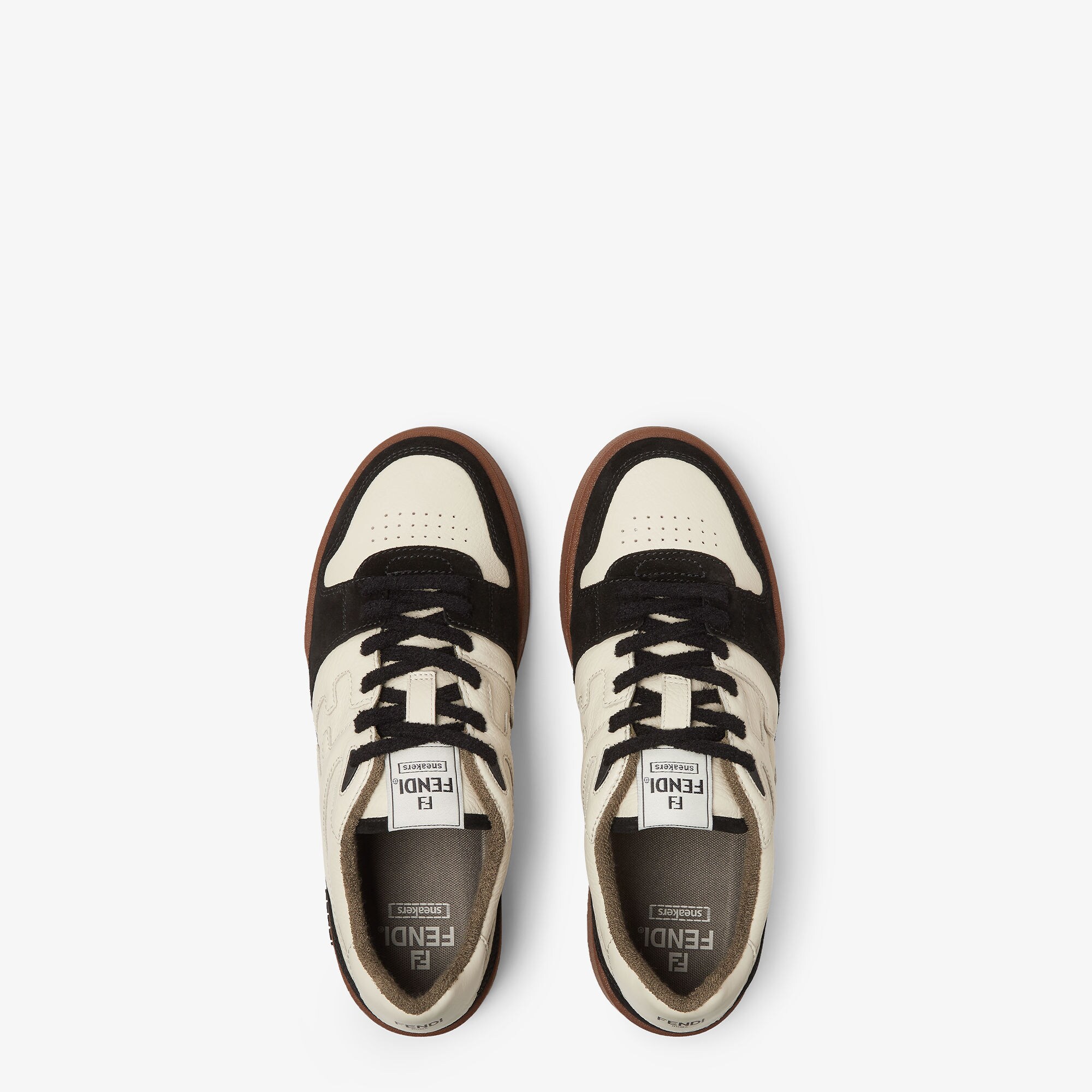 Fendi Match SneakersLow tops in black suede