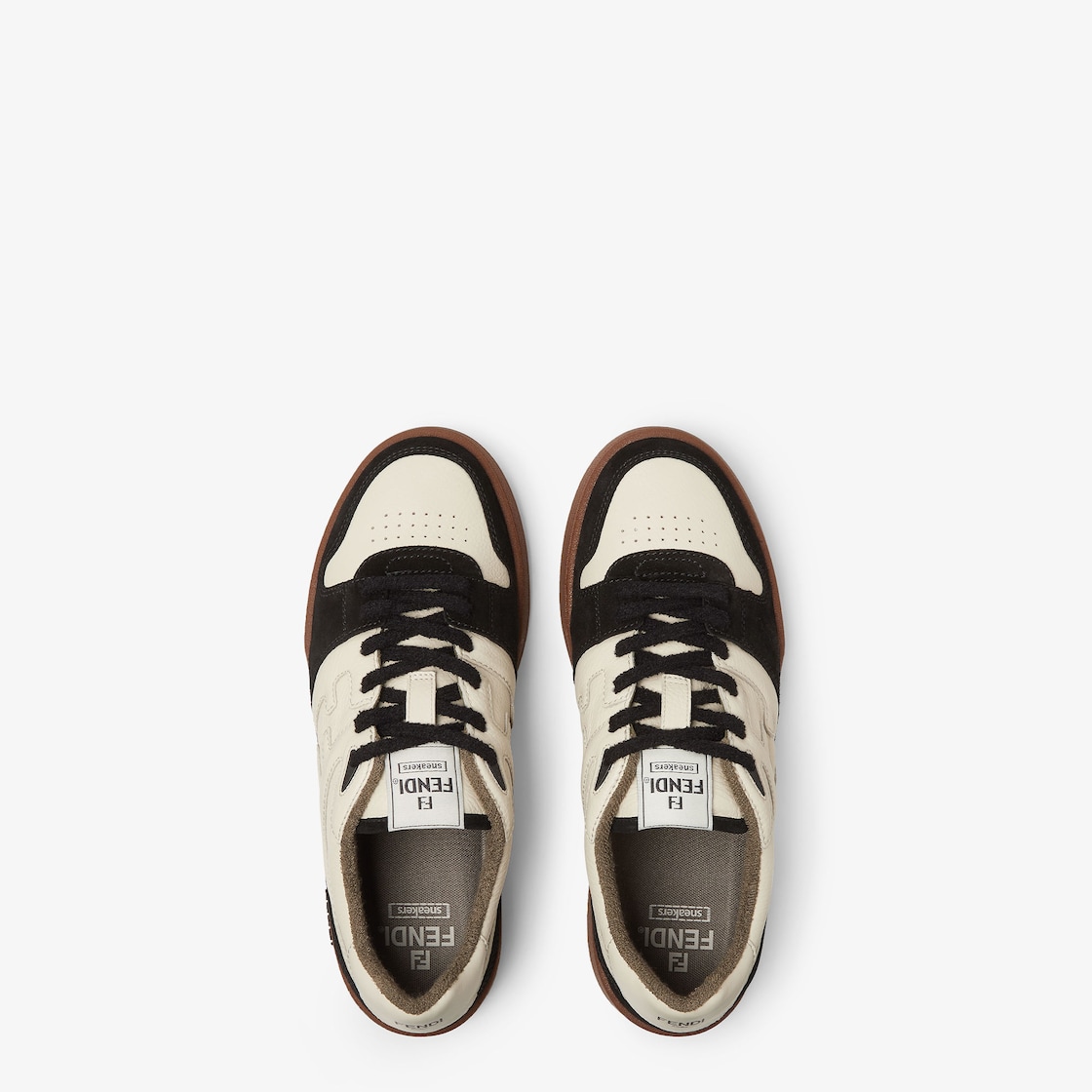 Fendi Match Sneakers Low tops in black suede Black - Image 5/6