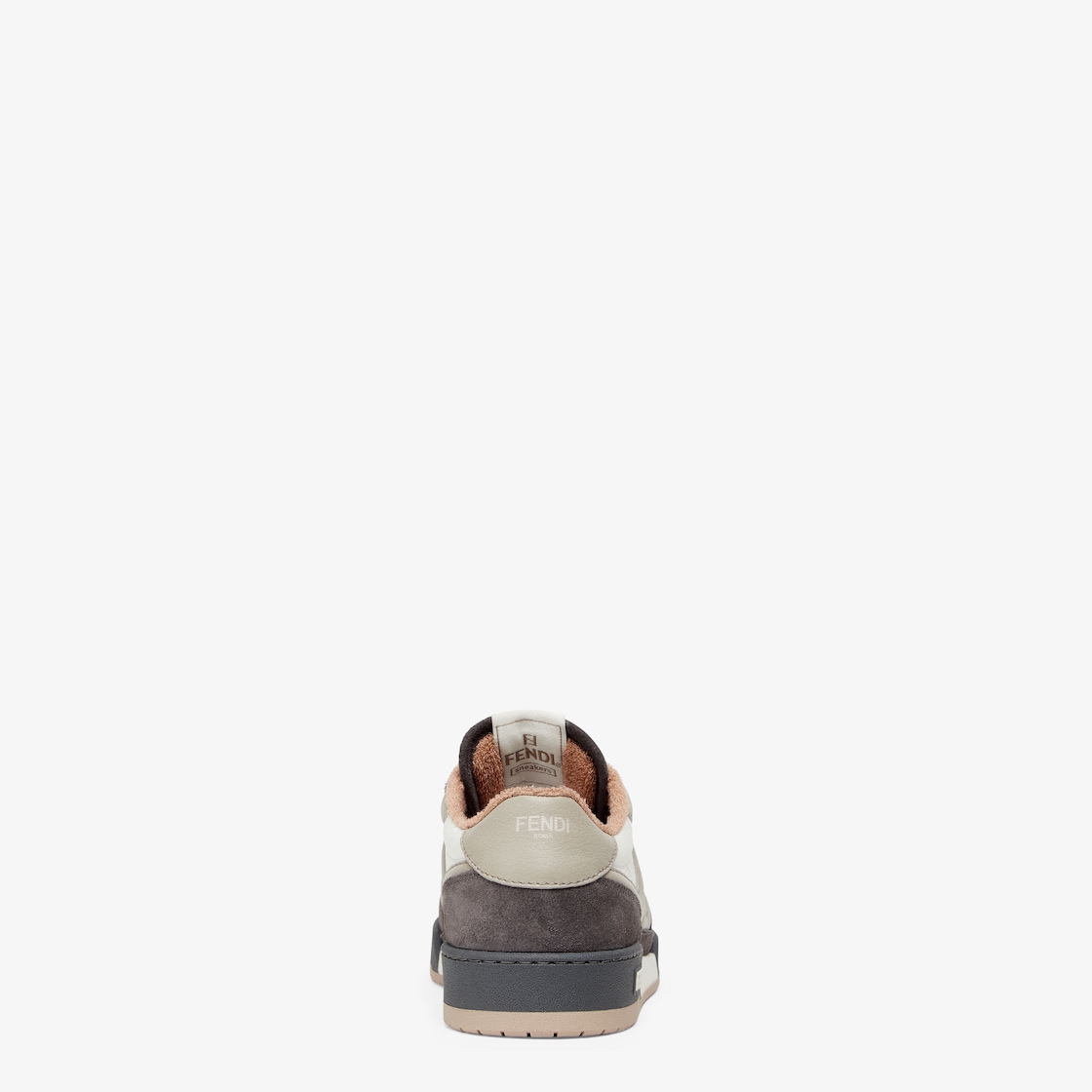 Fendi Match Sneakers Gray suede low-tops Gray - Image 4/6