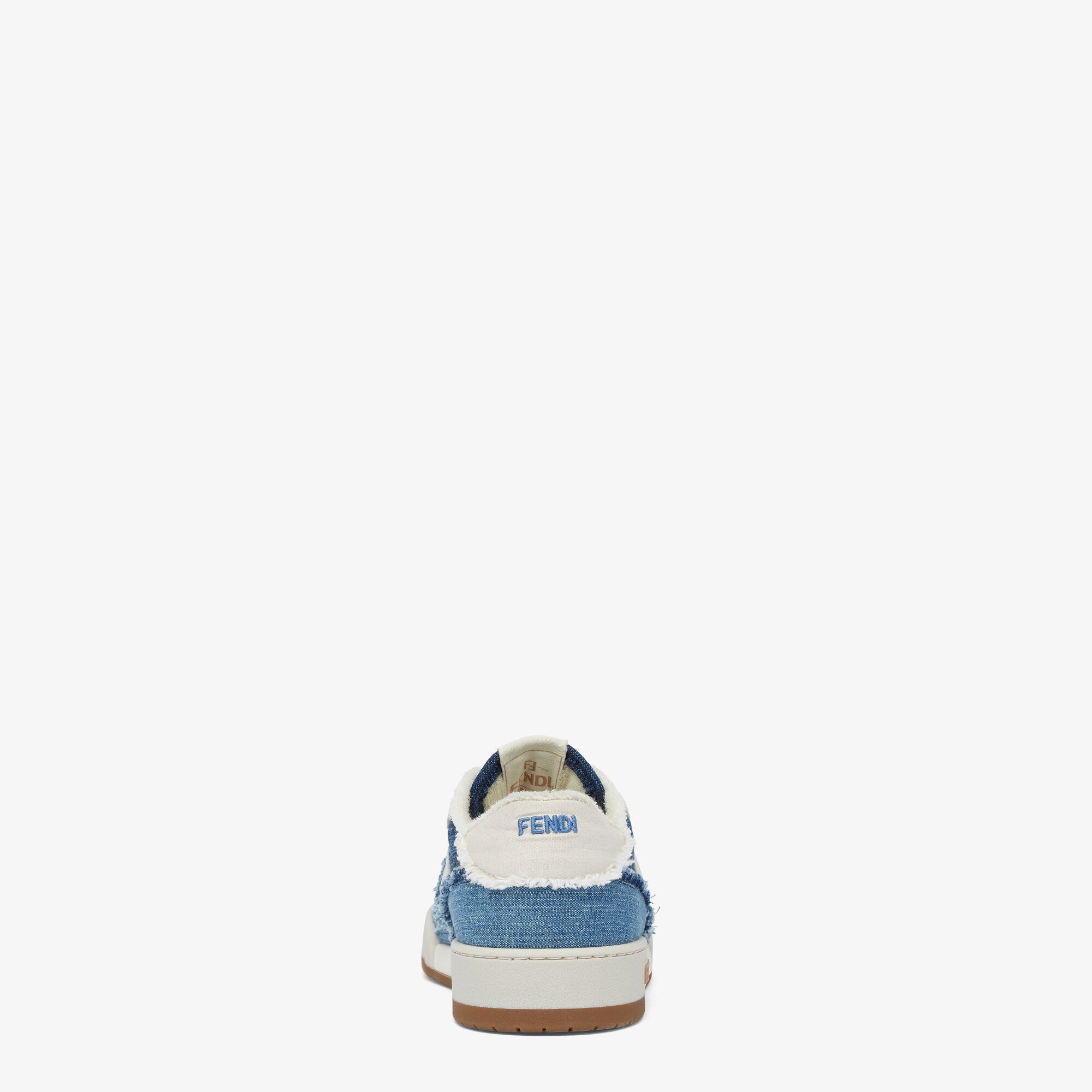 関税込【FENDI】マッチ レースアップ スニーカー ブルー フェンディ マッチ スニーカー レザー ブルー | Fendi