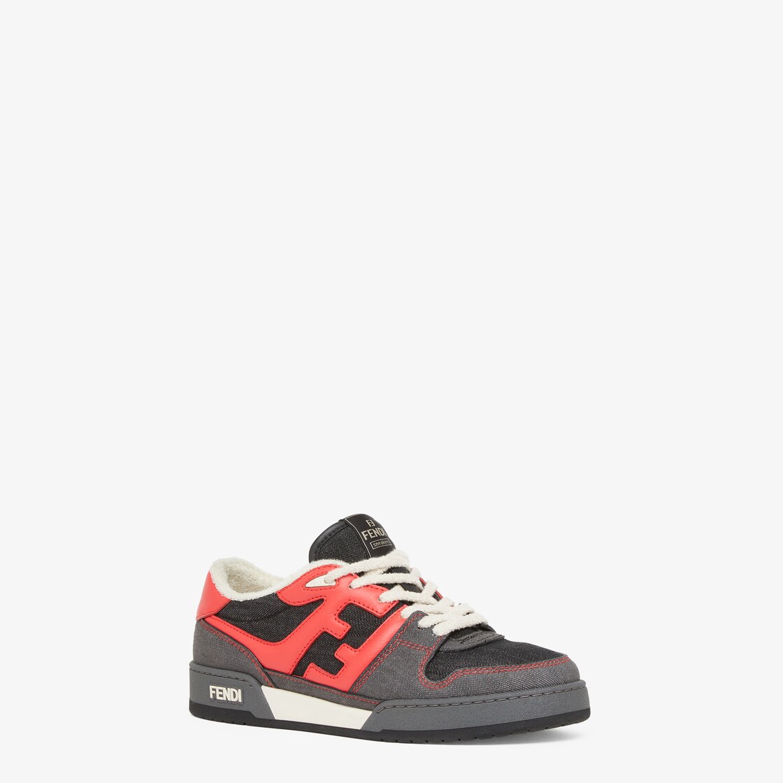 Fendi Match - Lunar New Year Capsule grey denim low tops | Fendi