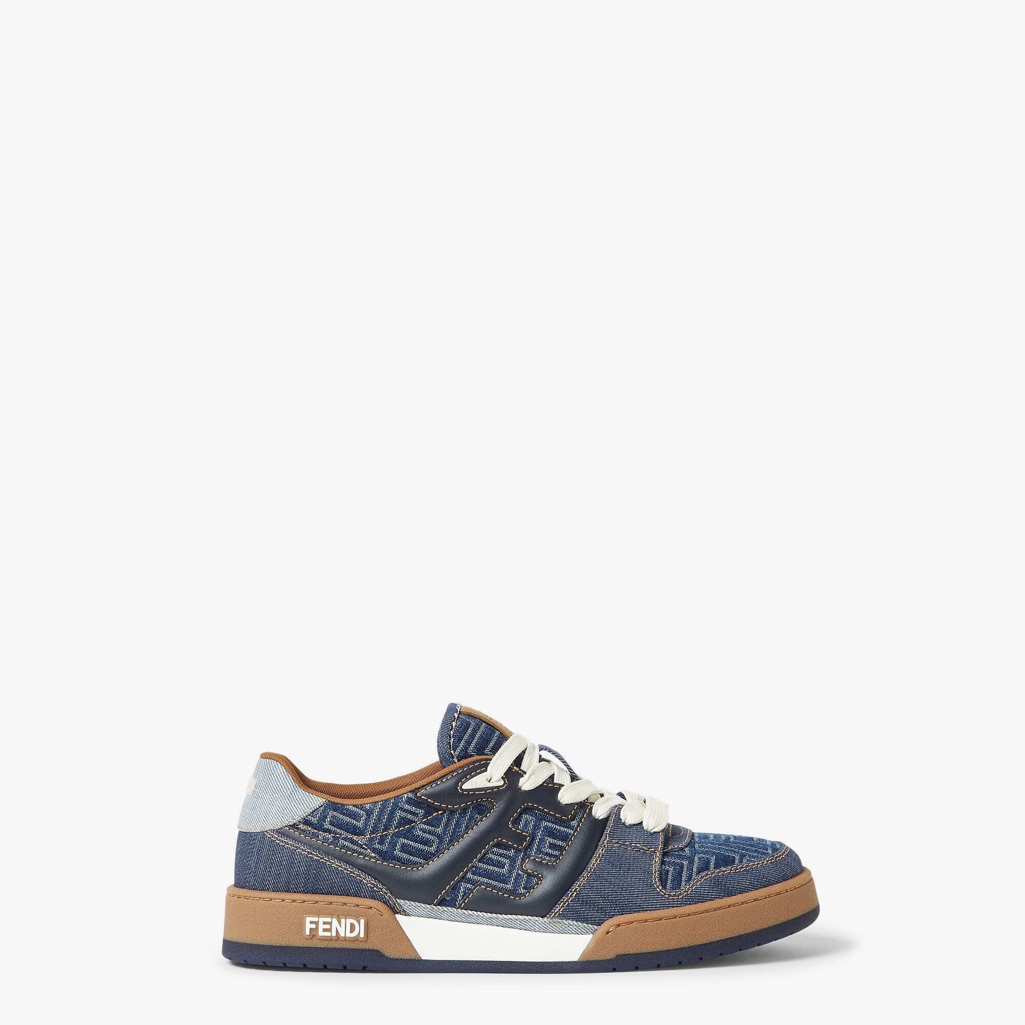 Fendi Match Sneakers Fabric Blue | Fendi