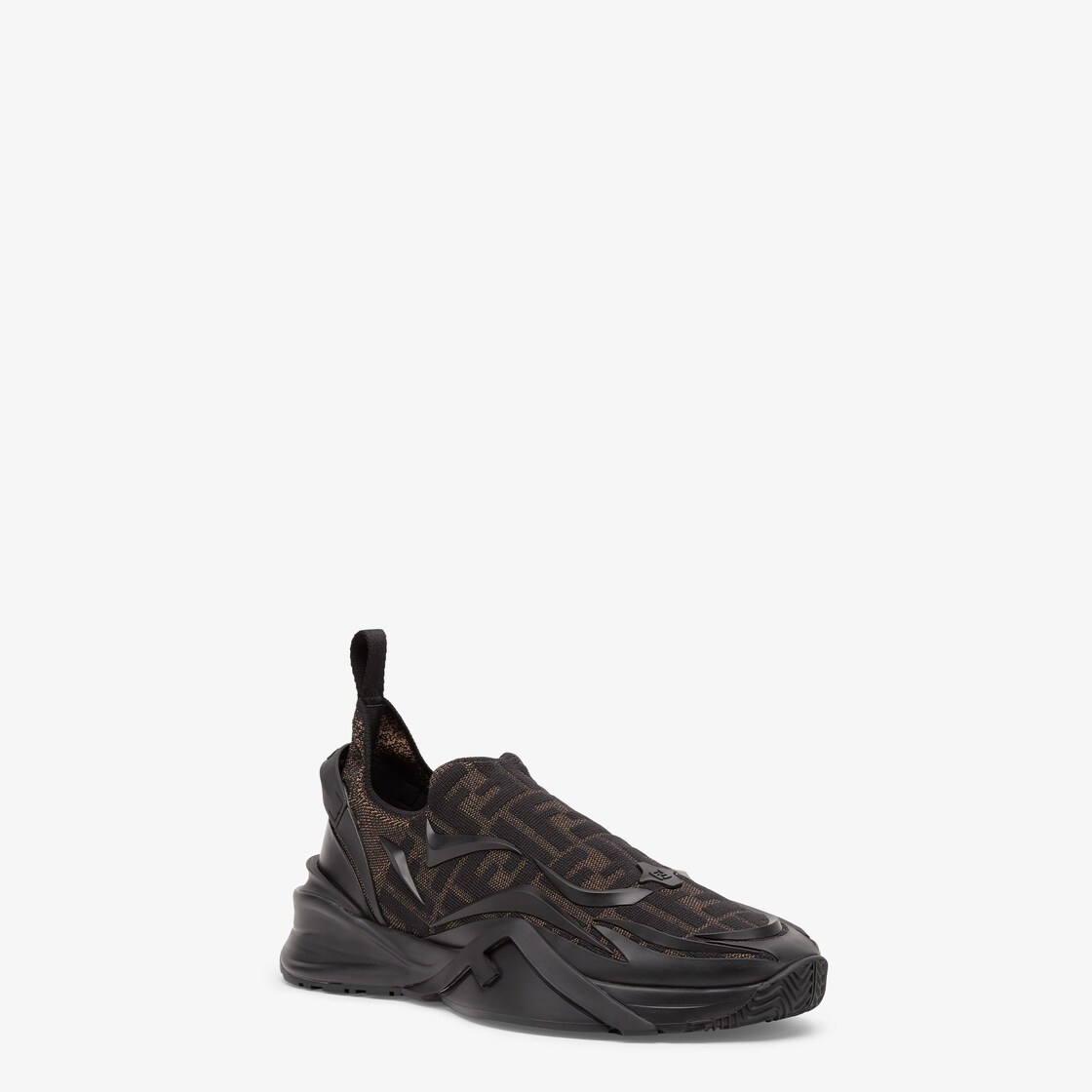 Fendi Flow Sneakers Fabric Brown - Image 2/4