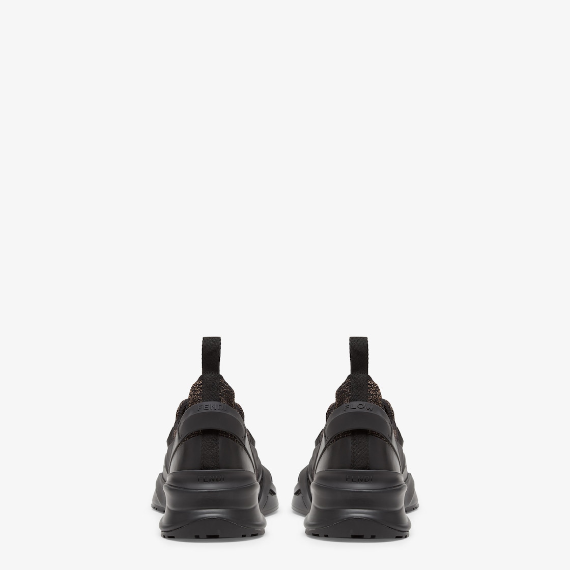 Fendi Flow Sneakers Fabric Brown - Image 3/4