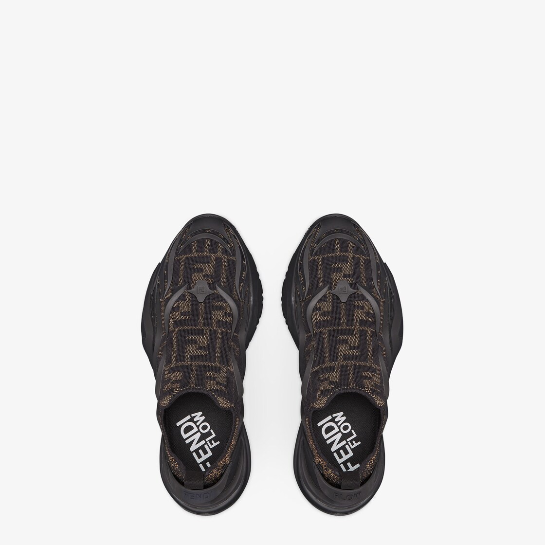 Fendi Flow Sneakers Fabric Brown - Image 4/4