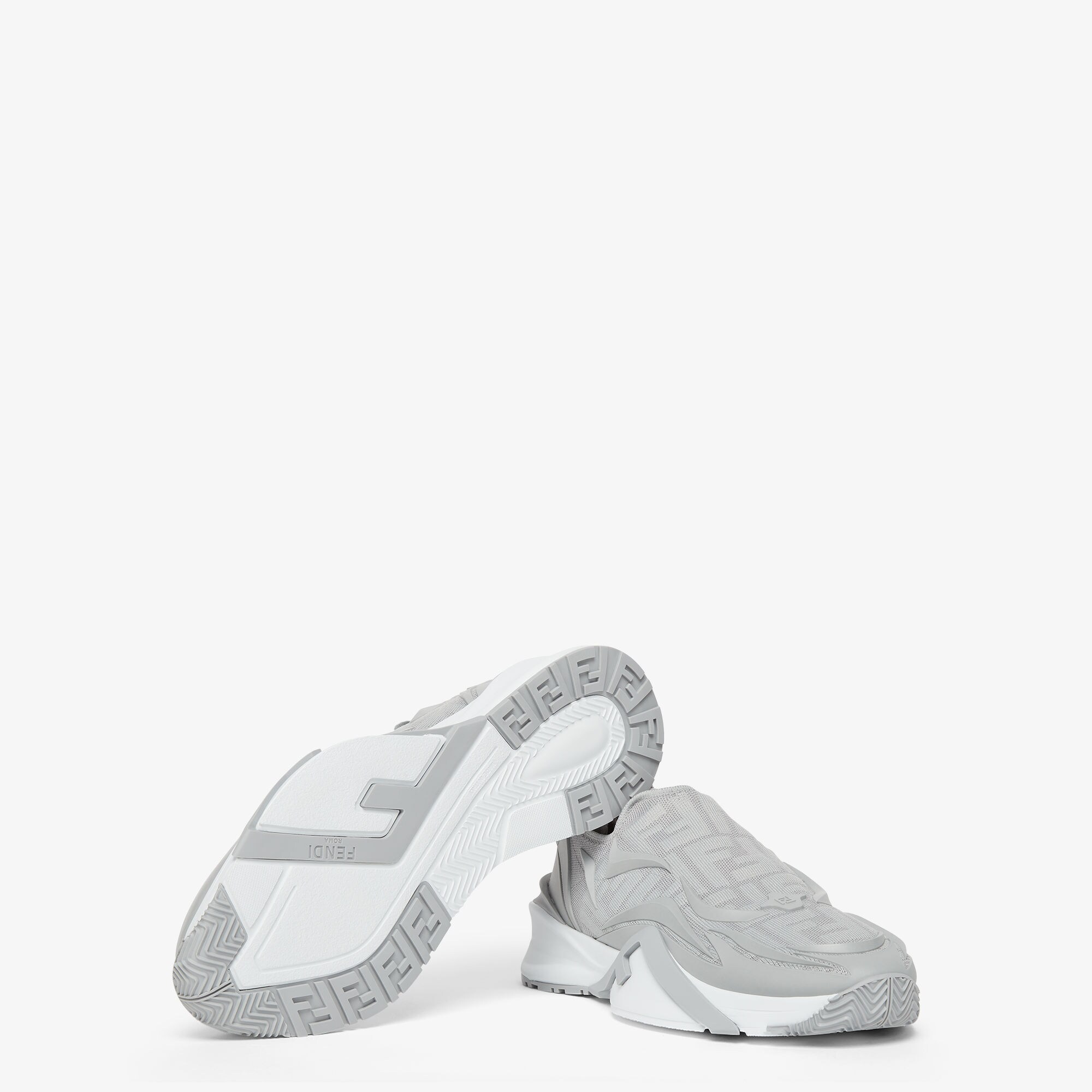 Fendi grey sneakers best sale