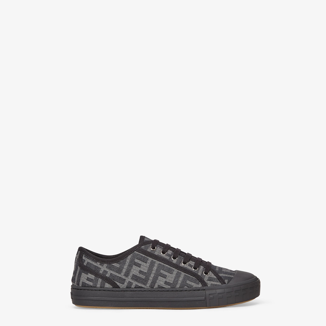 Fendi Domino - FF jacquard fabric low-tops | Fendi