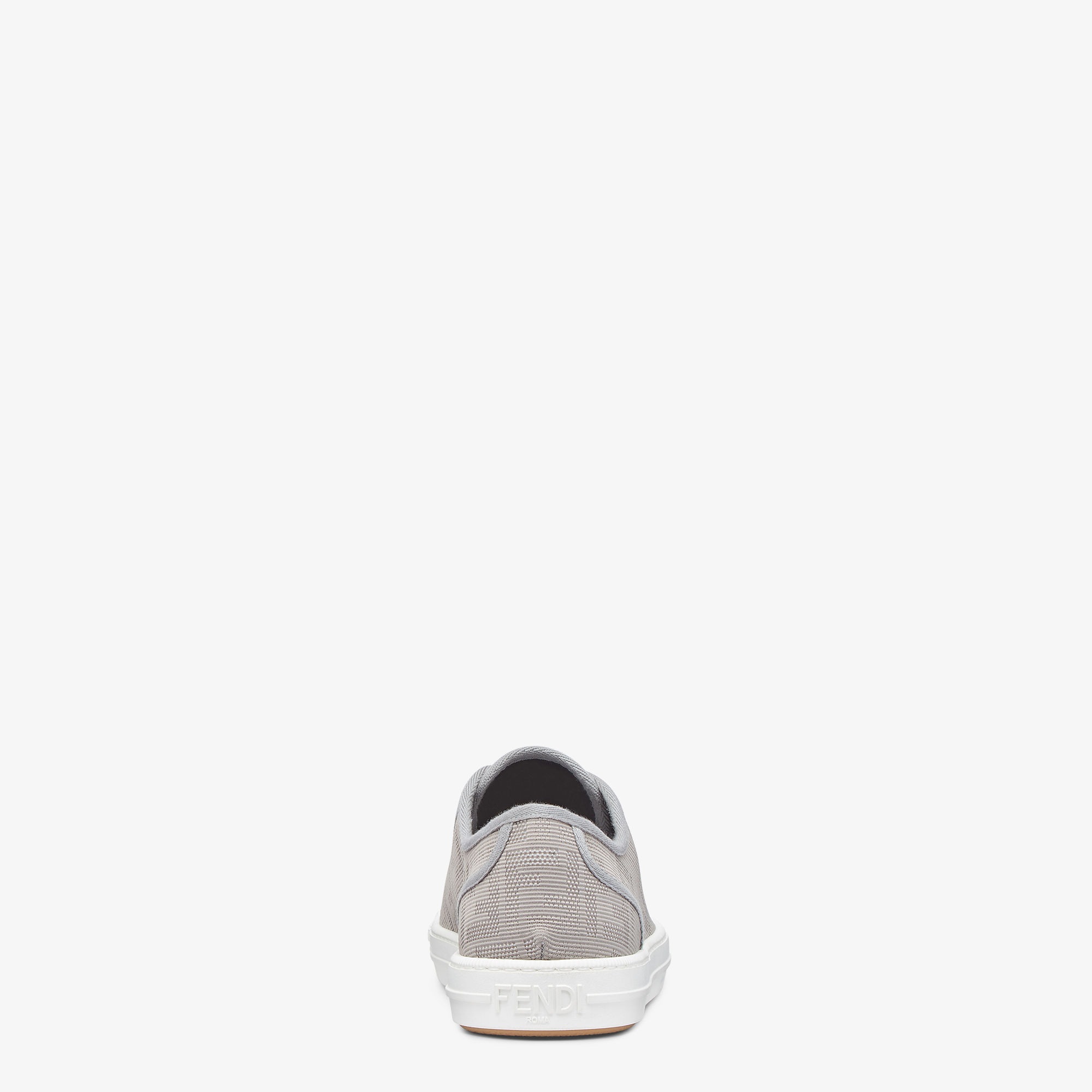 Fendi Domino - Gray fabric low-tops | Fendi